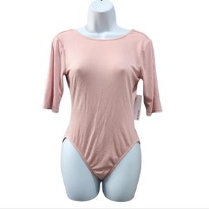 Just Fab low back ribbed bodysuit